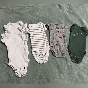 6 premie onesies.